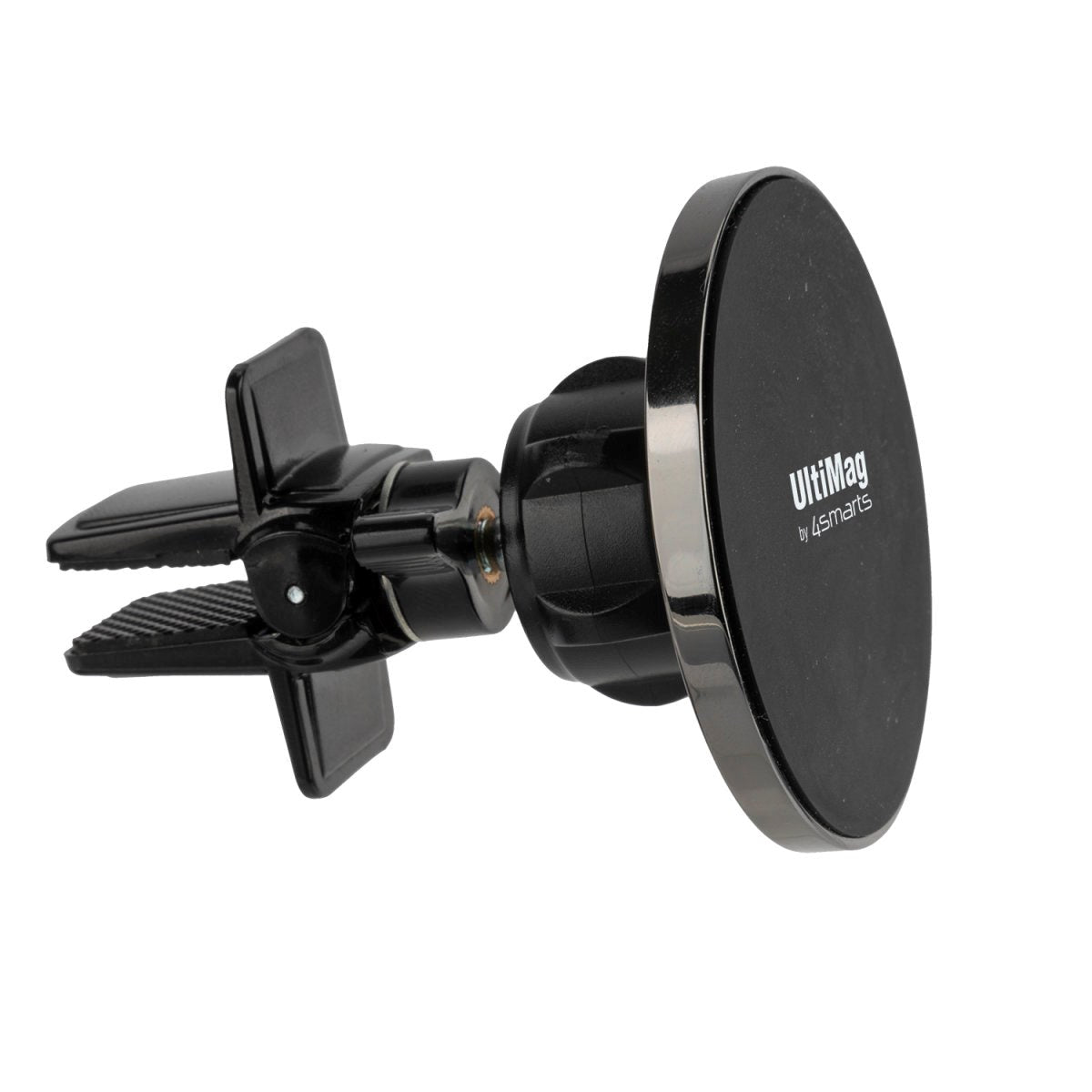 4smarts UltiMag Clamp MagSafe Compatible Phone Holder for Car - Black