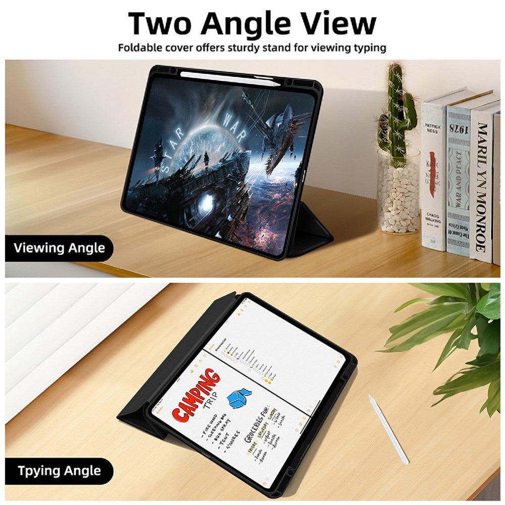 iPad Pro 13" (2025 / 2024) 4smarts Basic Folio Case w. Pen Holder - Black