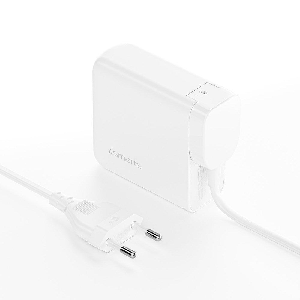 4smarts GaN Flex Pro Travel Charger - 100W / 3x USB-C & 1x USB-A - White