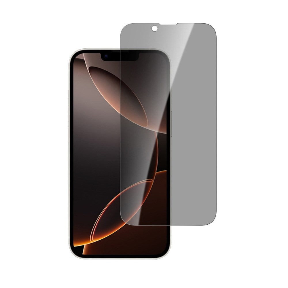 iPhone 16e 4smarts Second Glass Screen Protection with Mounting Frame - Privacy Function - Transparent