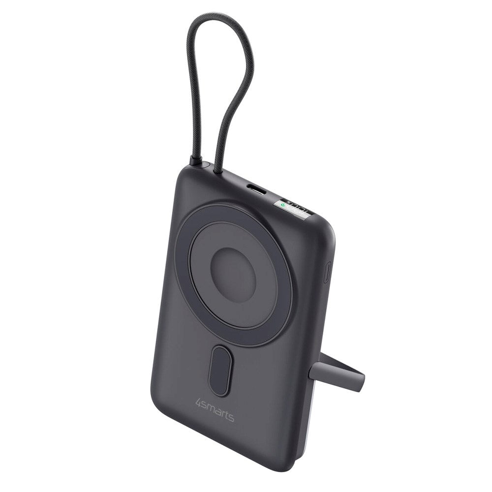 4smarts Enterprise Pocket 10.000 mAh Wireless PowerBank - 22.5W - Space Grey