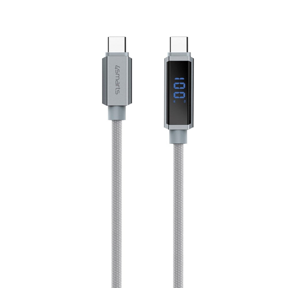 4smarts DigitCord USB-C Cable 100W - 1.5m - Grey