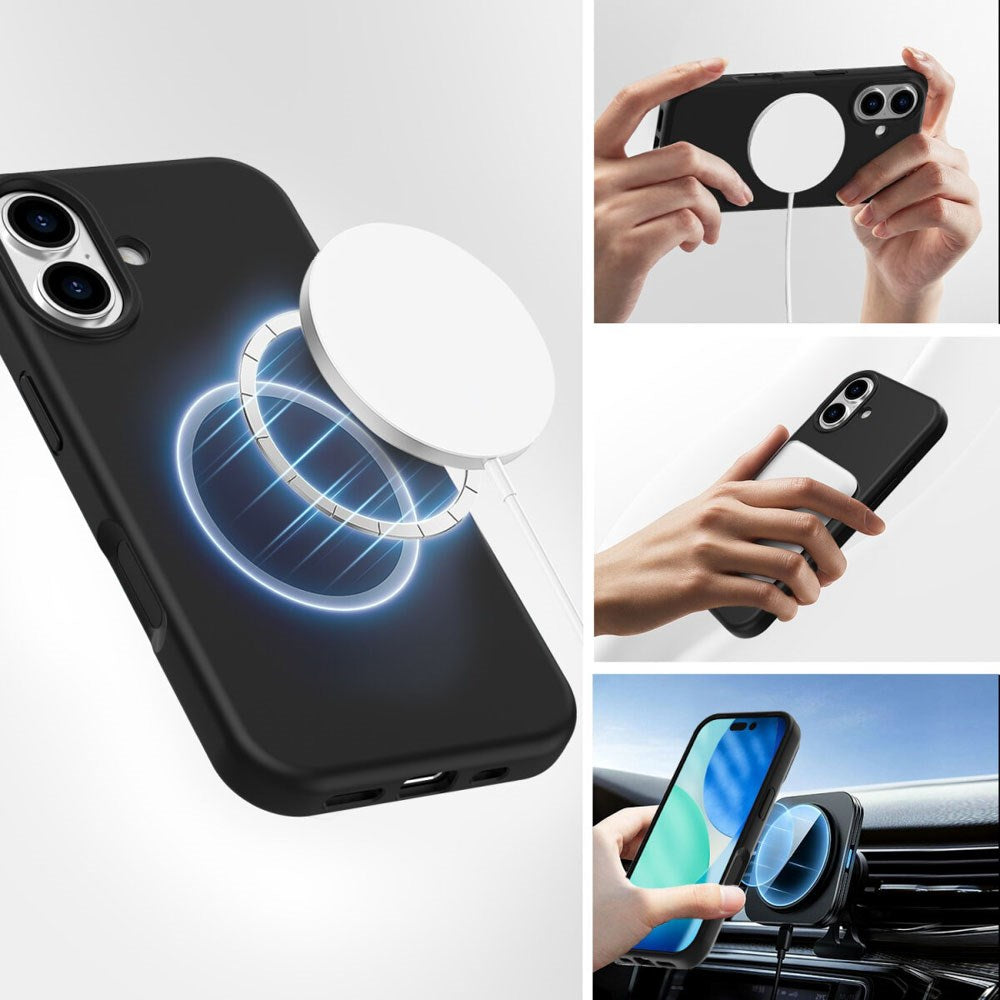 iPhone 17 4Smarts Silicone Case - MagSafe Compatible - Black