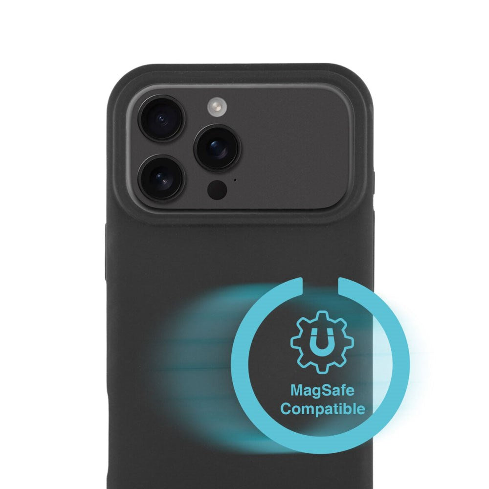 iPhone 17 Pro 4Smarts Silicone Case - MagSafe Compatible - Black