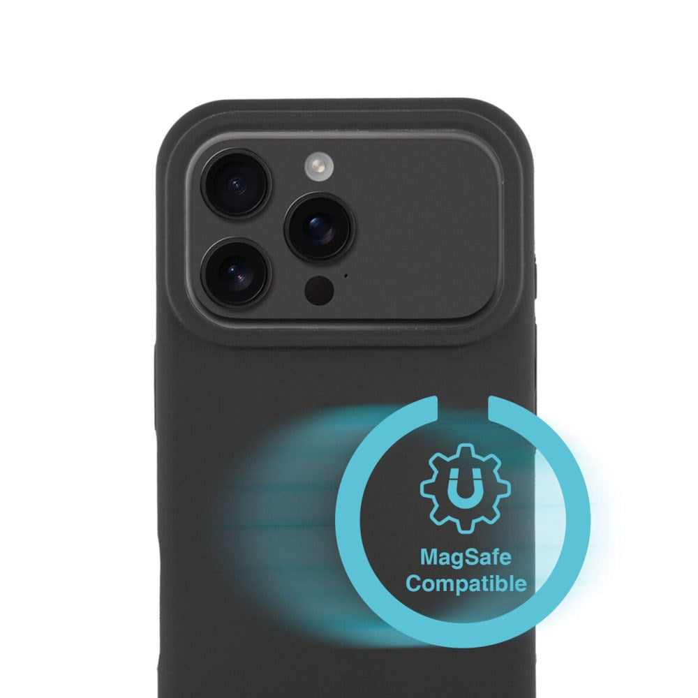 iPhone 17 Pro Max 4Smarts Silicone Case - MagSafe Compatible - Black