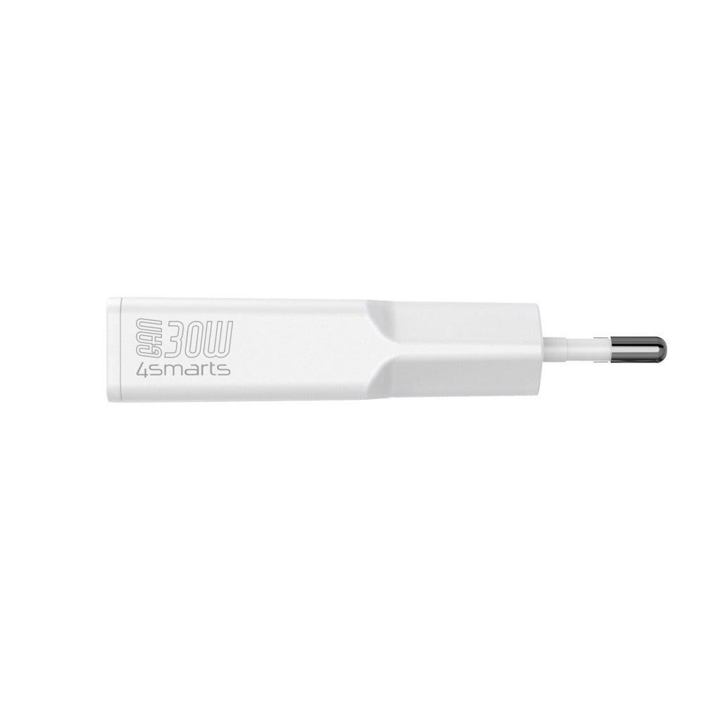 4smarts PDPlug Slim 30W Wall Charger with 2 x USB-C - White