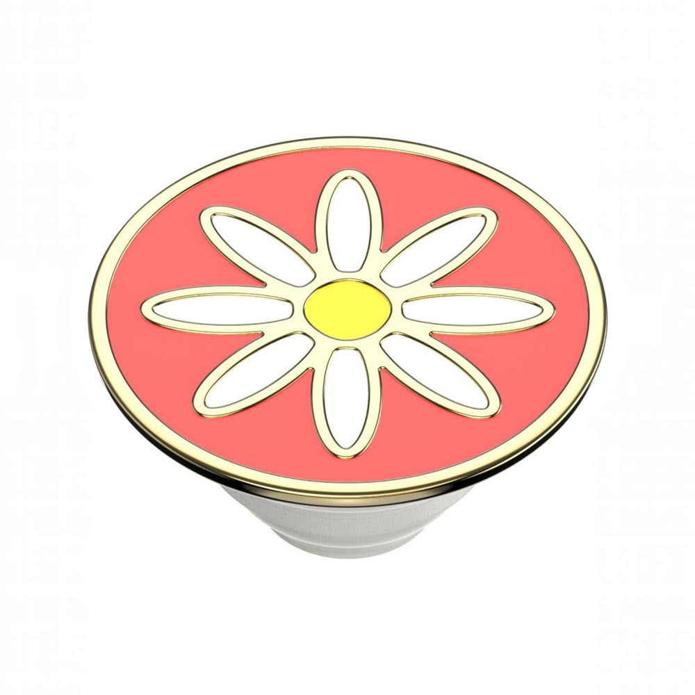 POPSOCKETS PopGrip Removable Grip with Stand Function - Daisy Coral