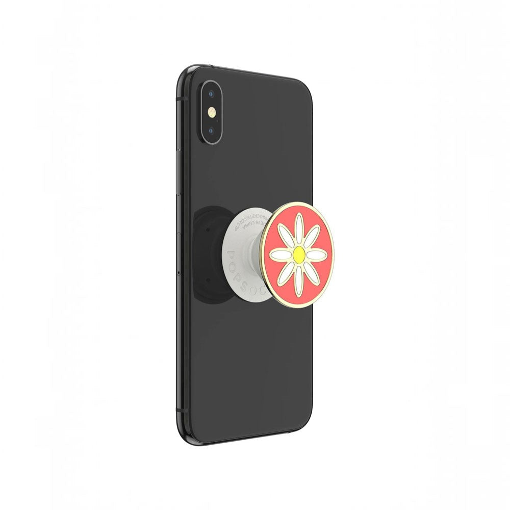 POPSOCKETS PopGrip Removable Grip with Stand Function - Daisy Coral