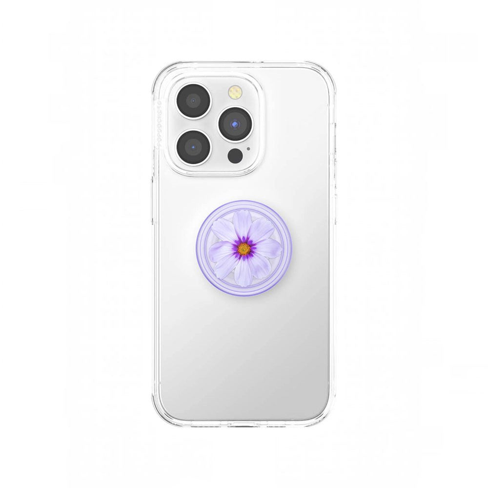 POPSOCKETS PopGrip Removable Grip with Stand Function - Plant Purple Cosmo
