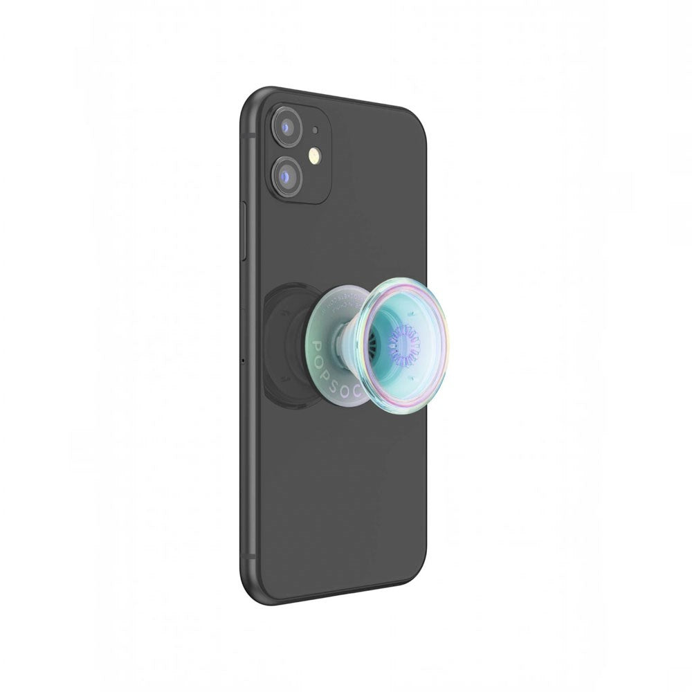 POPSOCKETS PopGrip Removable Grip with Stand Function - Clear Iridescent