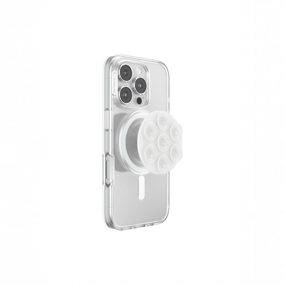 POPSOCKETS Suck-Up Grip - MagSafe Compatible - Transparent