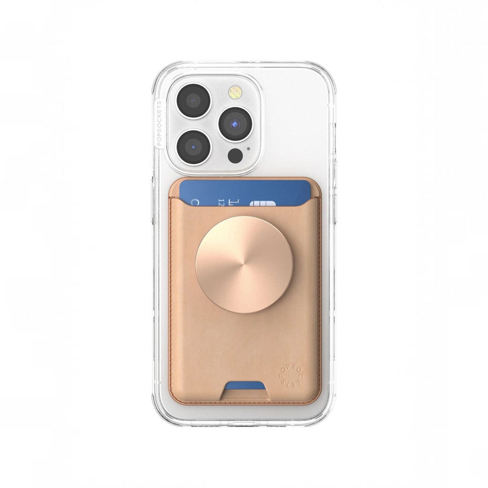 POPSOCKETS PopWallet Card Holder - MagSafe Compatible - Gold