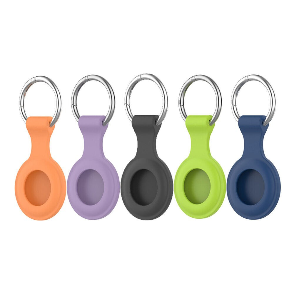 4smarts AirTag Silicone Case with Keychain - 5 pcs. - Multi