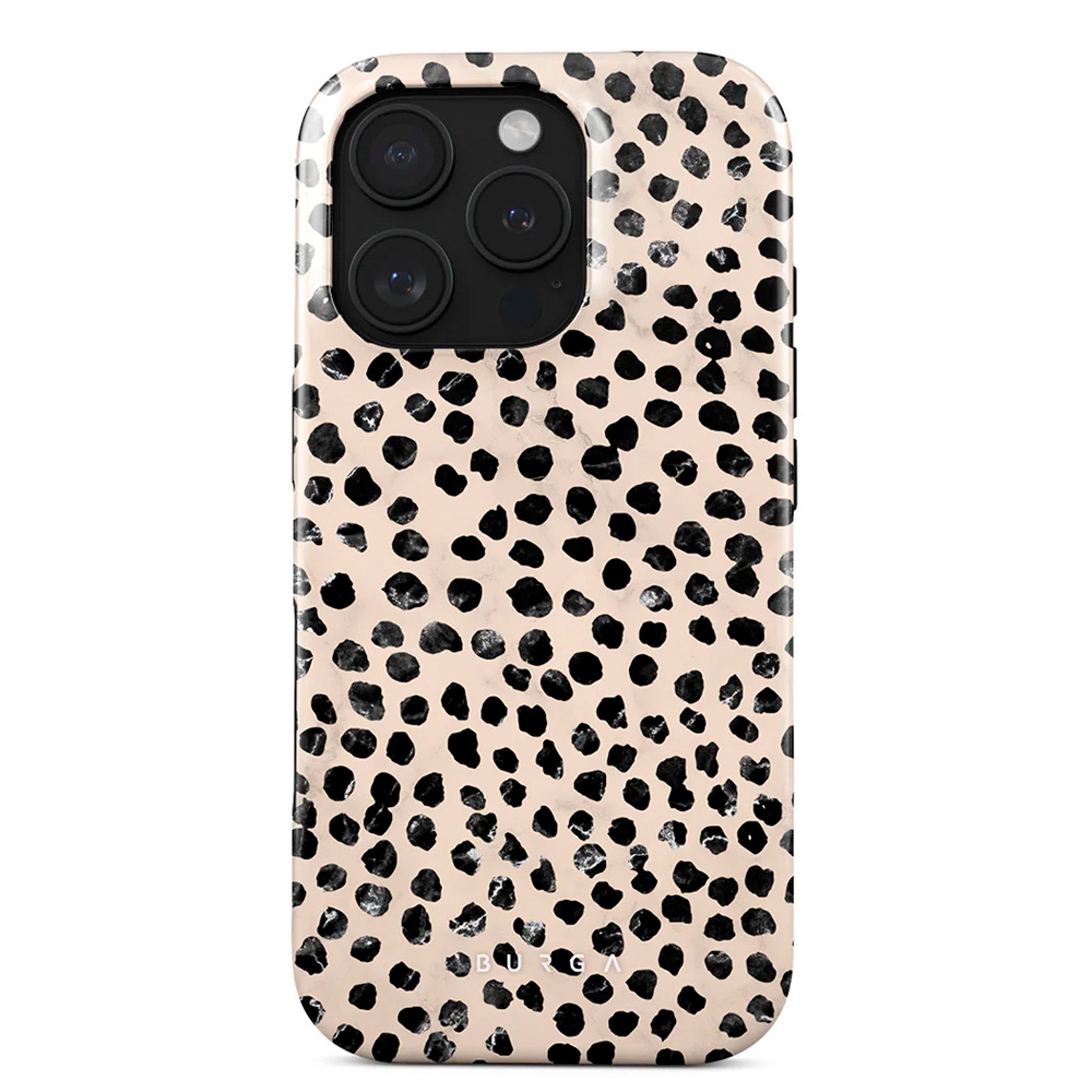 iPhone 16 Pro Burga Tough Fashion Cover - MagSafe Compatible - Almond Latte