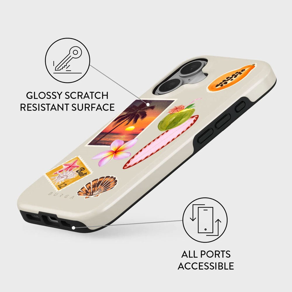 Burga iPhone 16 Tough Fashion Case - Sun Chaser