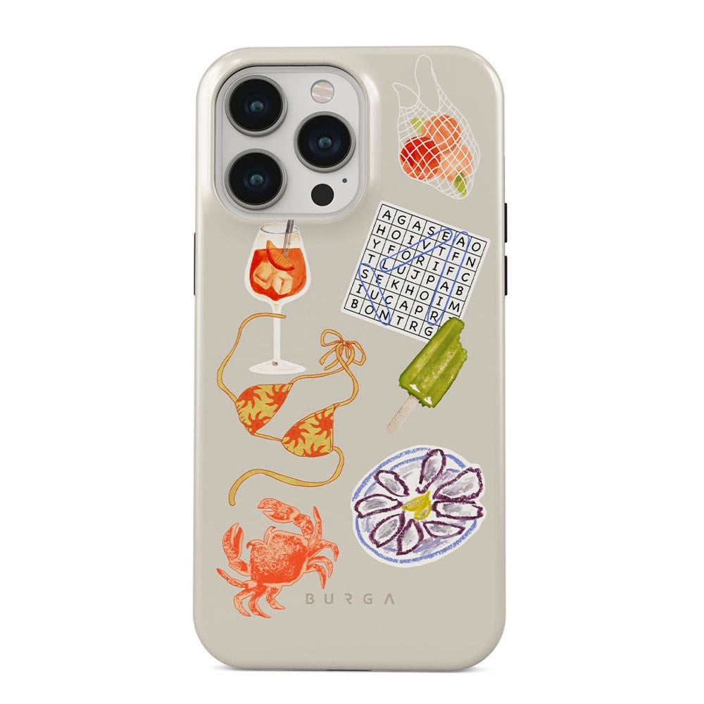 Burga iPhone 13 Pro Tough Fashion Case - Seaside Muse