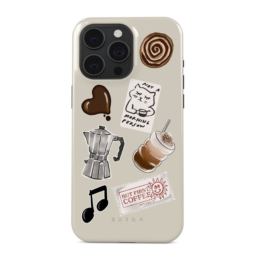 Burga iPhone 15 Pro Tough Fashion Case - Oat Milk Please