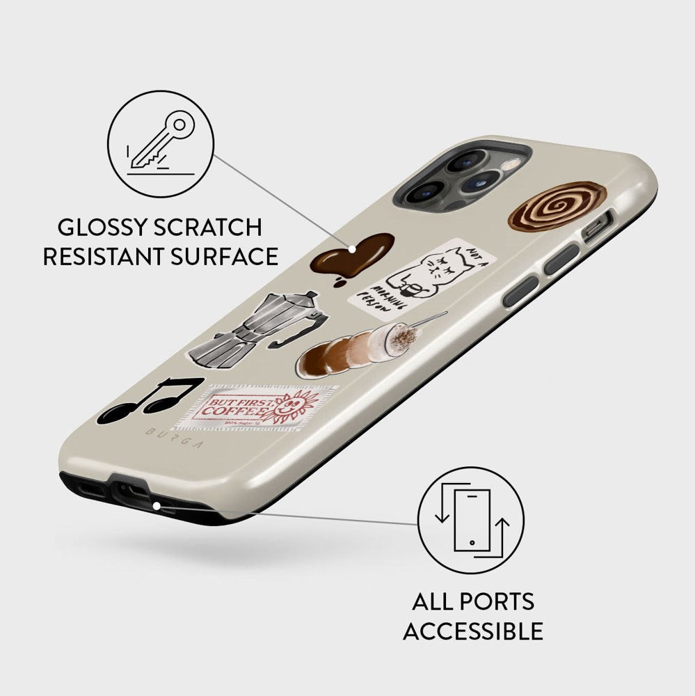 Burga iPhone 12 / 12 Pro Tough Fashion Case - Oat Milk Please