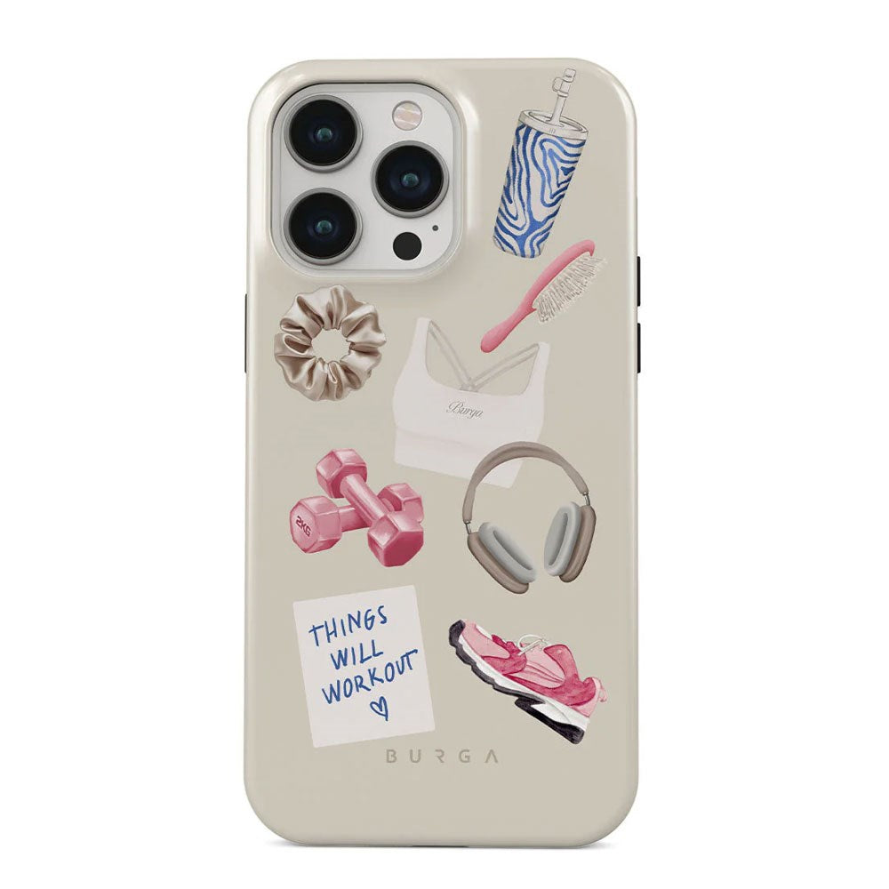 Burga iPhone 14 Pro Tough Fashion Case - 5AM Club