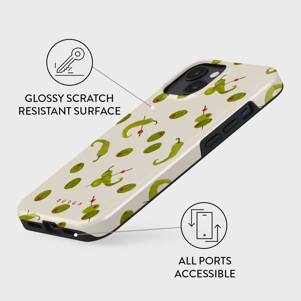 Burga iPhone 15 Tough Fashion Case - Aperitivo