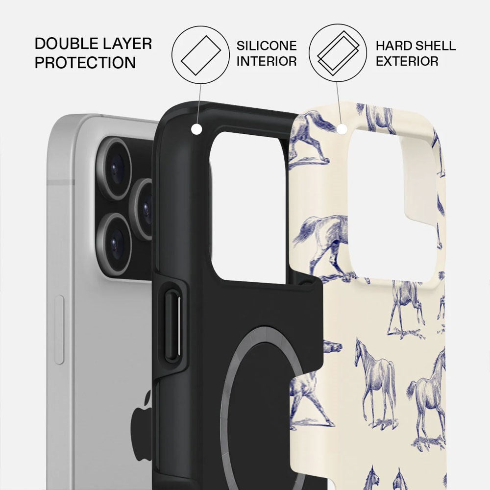 Burga iPhone 17 Pro Max Tough Fashion Case - MagSafe Compatible - Derby Race