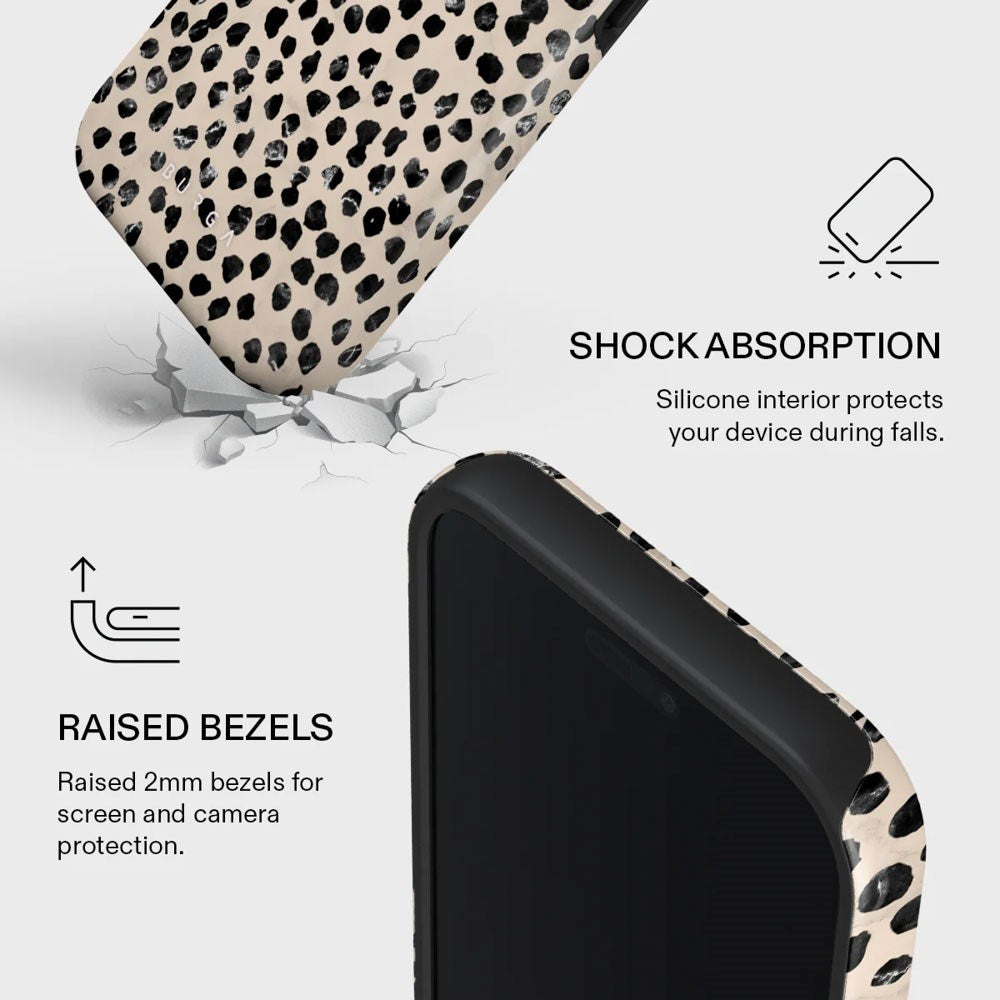 Burga iPhone 17 Pro Max Tough Fashion Case - MagSafe Compatible - Almond Latte