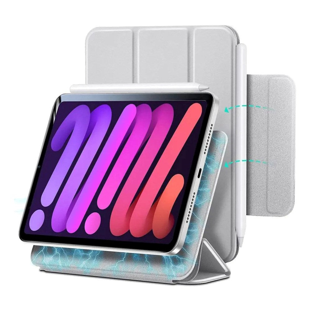 iPad Mini (2024/2021) ESR Rebound Magnetic Case - Grey