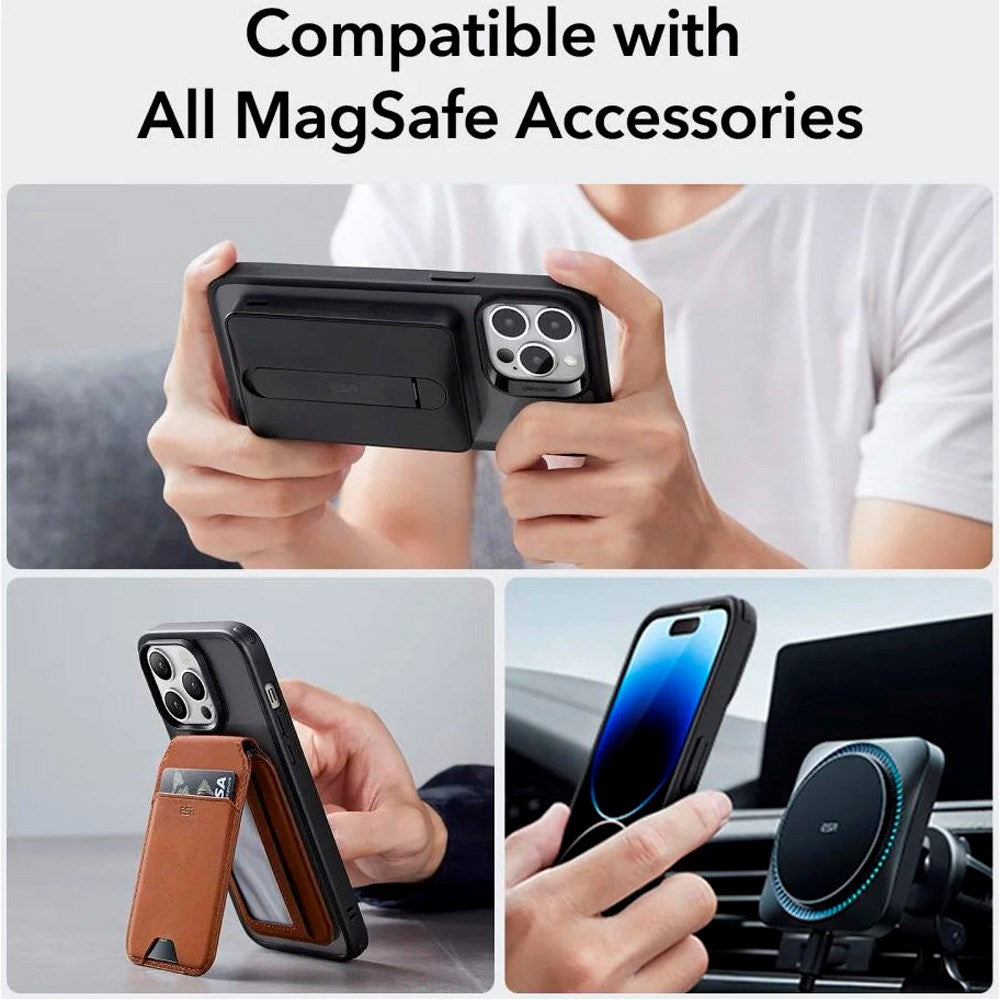 ESR iPhone 14 Pro Classic Hybrid Case - MagSafe Compatible - Matte Black