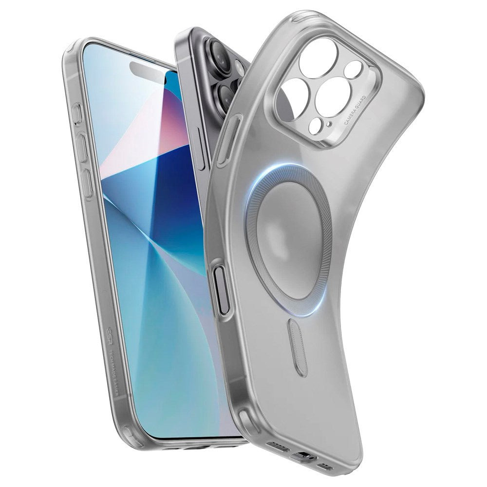 ESR iPhone 16 Pro Zero Clear Flexible Plastic Case - MagSafe Compatible - Matte Grey