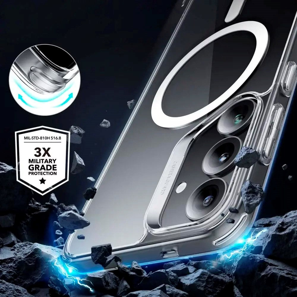 ESR Samsung Galaxy S25+ (Plus) Classic Hybrid Case - MagSafe Compatible - Transparent