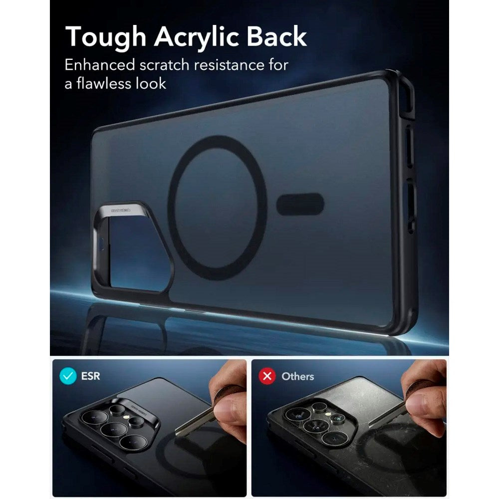 ESR Samsung Galaxy S25 Ultra Classic Hybrid Case - MagSafe Compatible - Matte Black