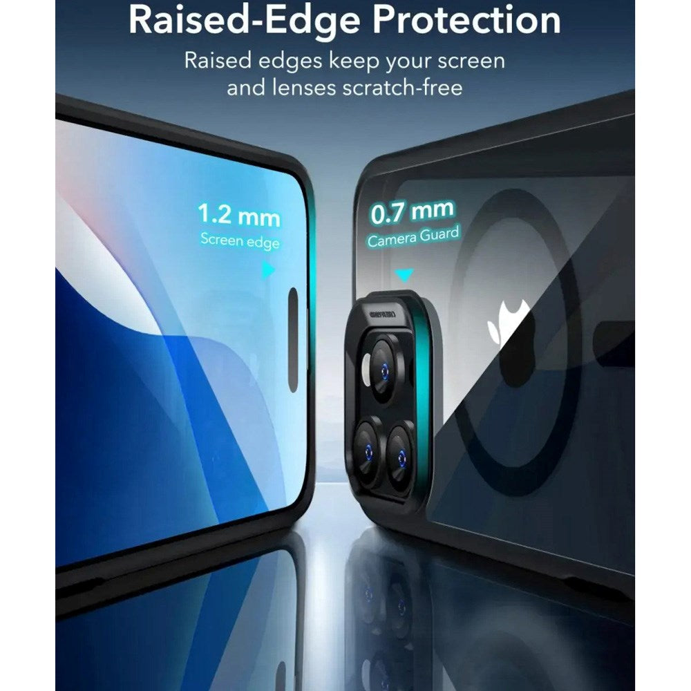 ESR iPhone 16 Pro Classic Hybrid Case with Camera Control Button - MagSafe Compatible - Transparent / Black