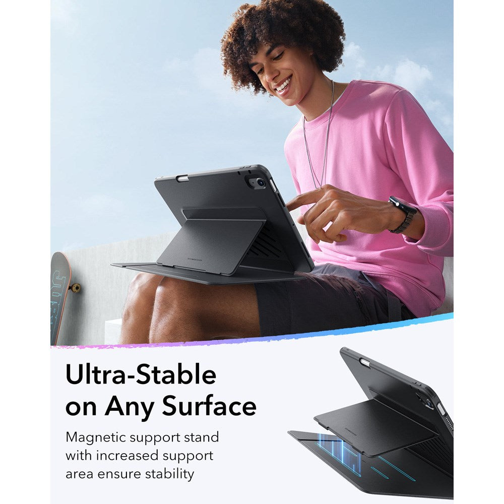 iPad Air 11" (2025 / 2024) / Air (2022 / 2020) ESR Flip Hybrid Case - Black