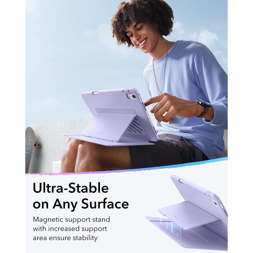 iPad Air 13" (2025 / 2024) ESR Flip Hybrid Case - Purple