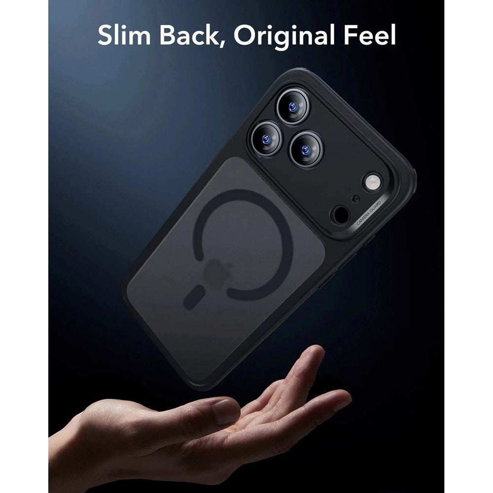 ESR iPhone 17 Pro Classic Hybrid Case with Camera Control Button - MagSafe Compatible - Matte Black