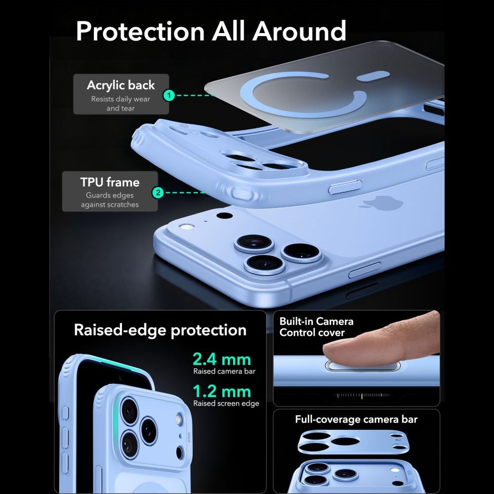 iPhone 18 Pro Max / 17 Pro Max ESR Classic Hybrid Case - MagSafe Compatible - Blue