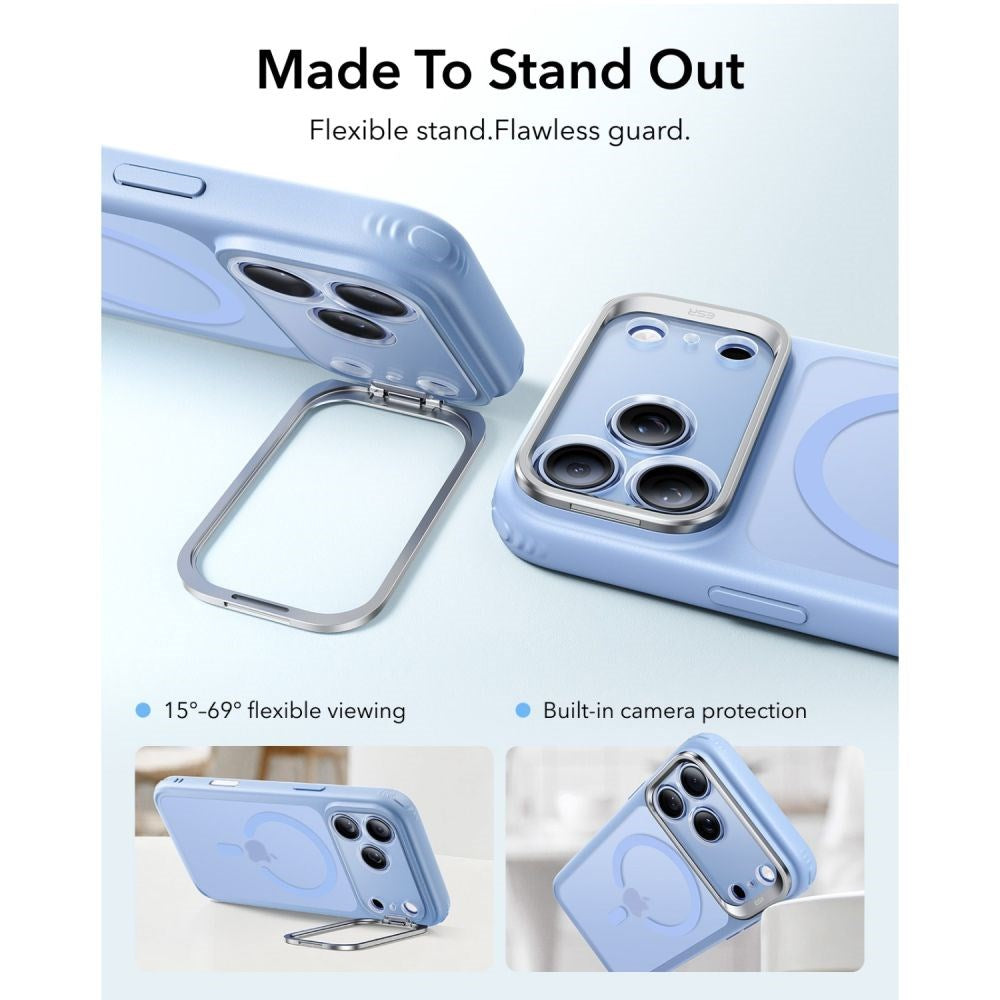 iPhone 18 Pro Max / 17 Pro Max ESR Classic Hybrid Kickstand Case - MagSafe Compatible - Blue