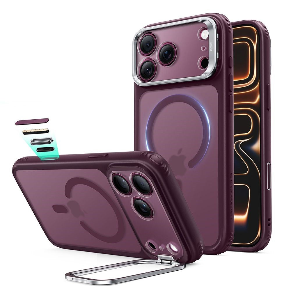 iPhone 18 Pro Max / 17 Pro Max ESR Classic Hybrid Kickstand Case - MagSafe Compatible - Red