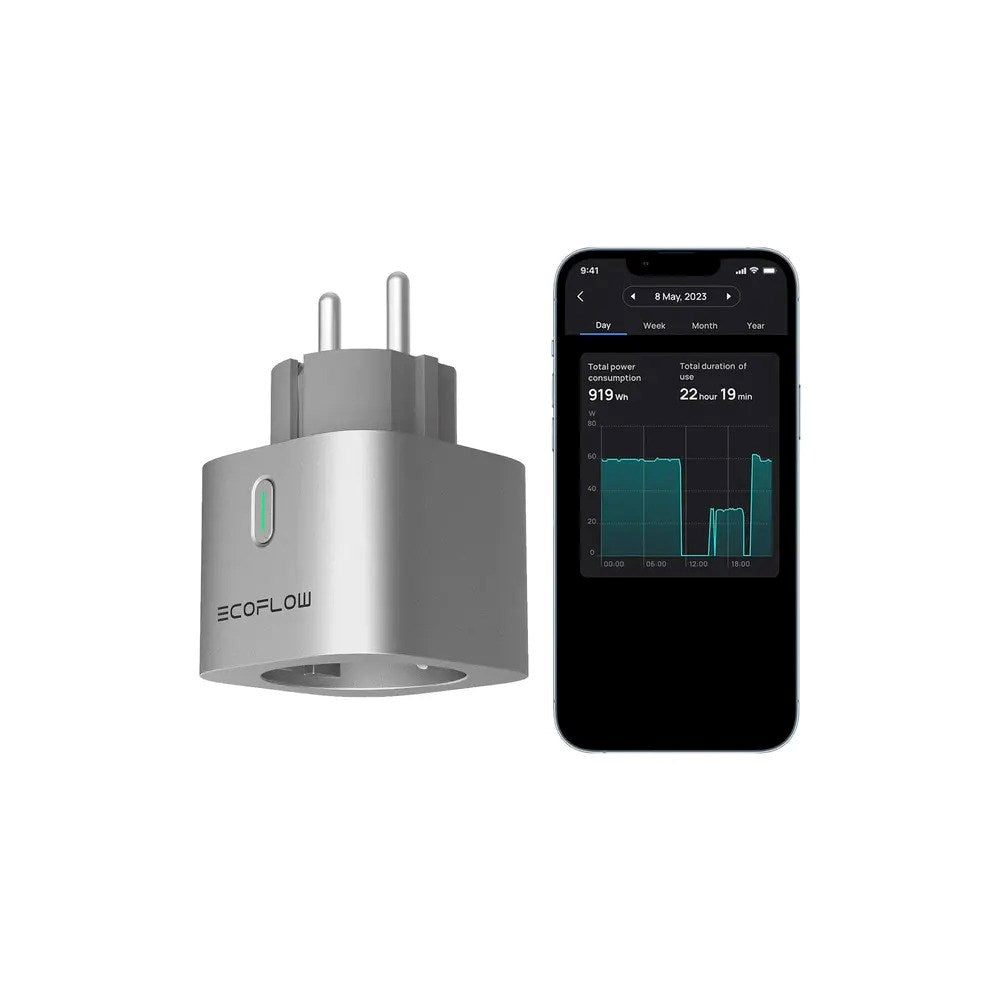 EcoFlow Smart Plug Wall Charger - Grey