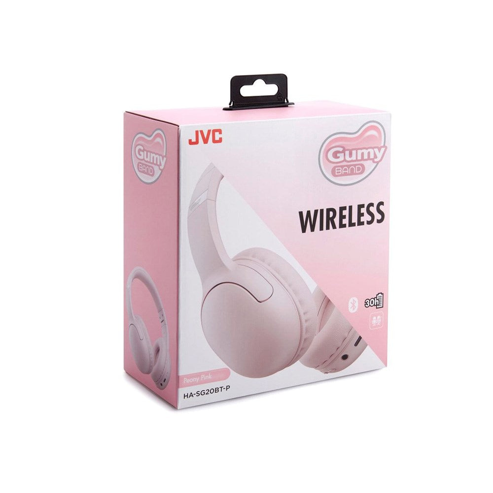 JVC Gumy Wireless Headset - On-Ear - Pink