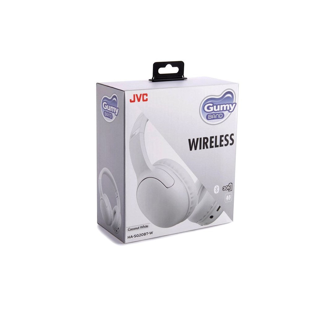 JVC Gumy Wireless Headset - On-Ear - White