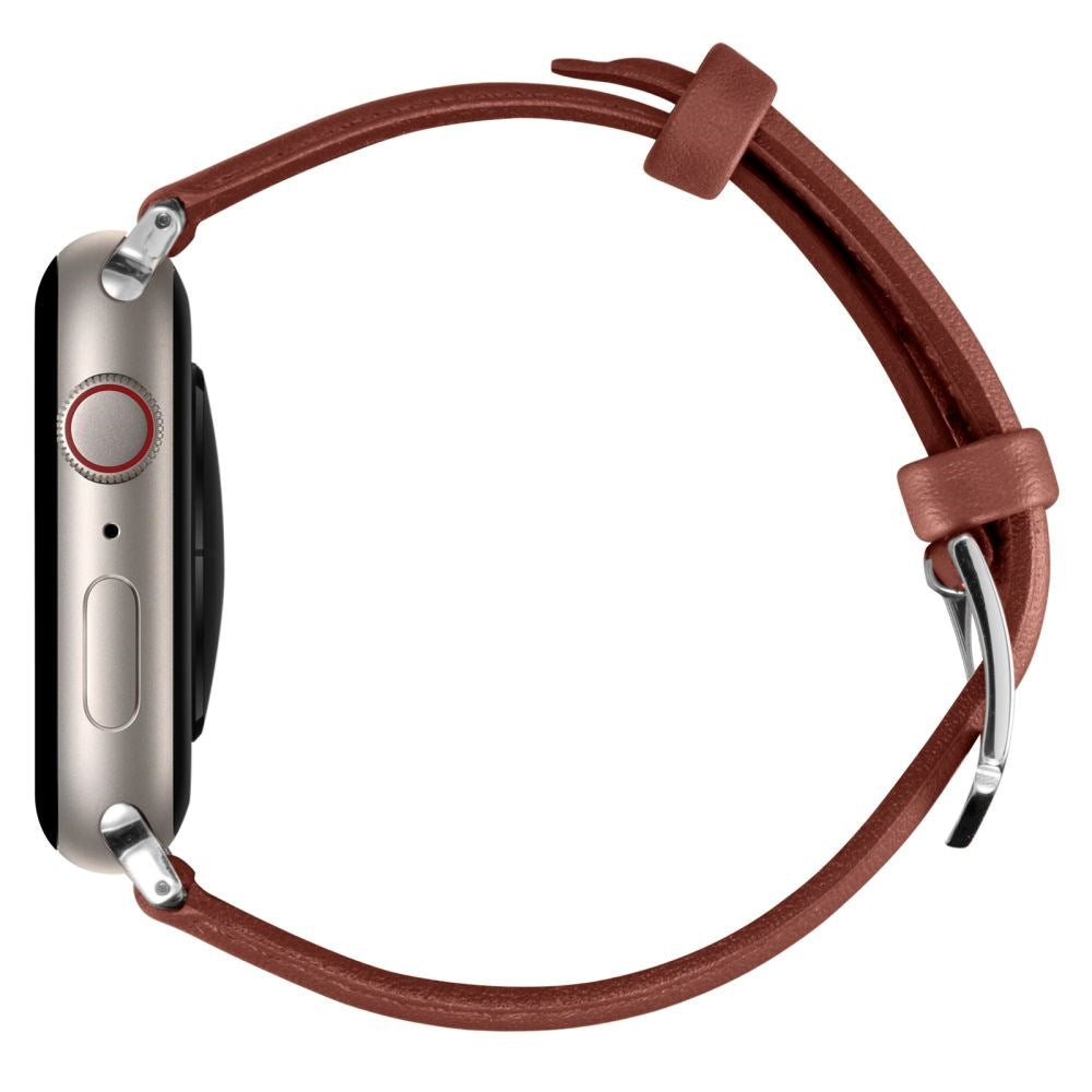 Apple Watch (38/40/SE/41/42mm) Cyrill Leather Strap - Classic Look - Brown
