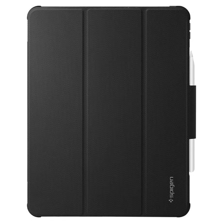 iPad Pro 12.9" (2022 / 2021 / 2020) / (2018) Spigen Rugged Armor Pro Case w. Apple Pencil Holder - Black