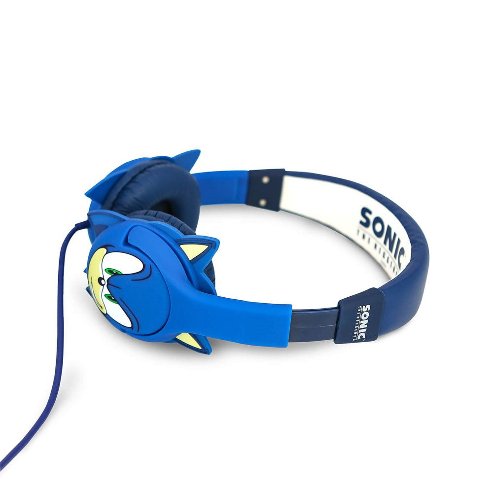 SONIC the Hedgehog OTL On-Ear Headphones for Kids with 3D Ears - Max. 85dB - Blue