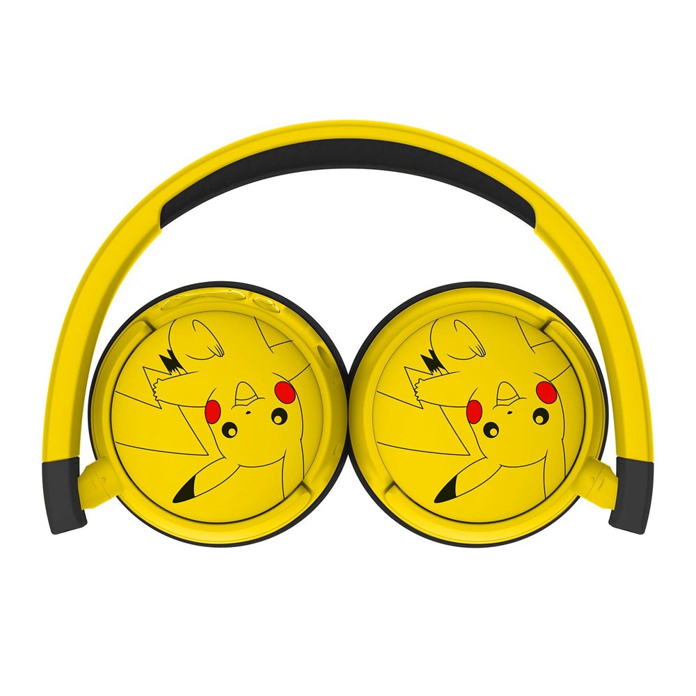 Pikachu OTL On-Ear Wireless Headphones for Kids - Yellow / Black