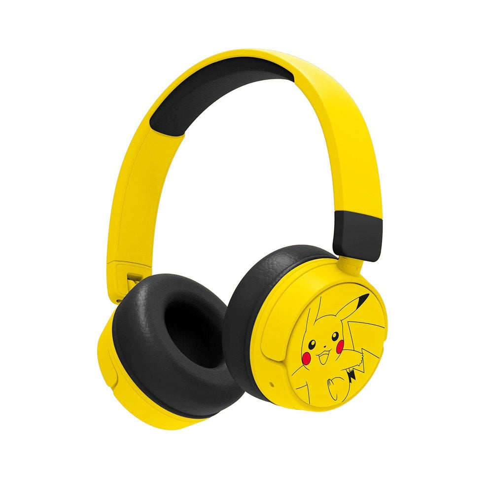 Pikachu OTL On-Ear Wireless Headphones for Kids - Yellow / Black