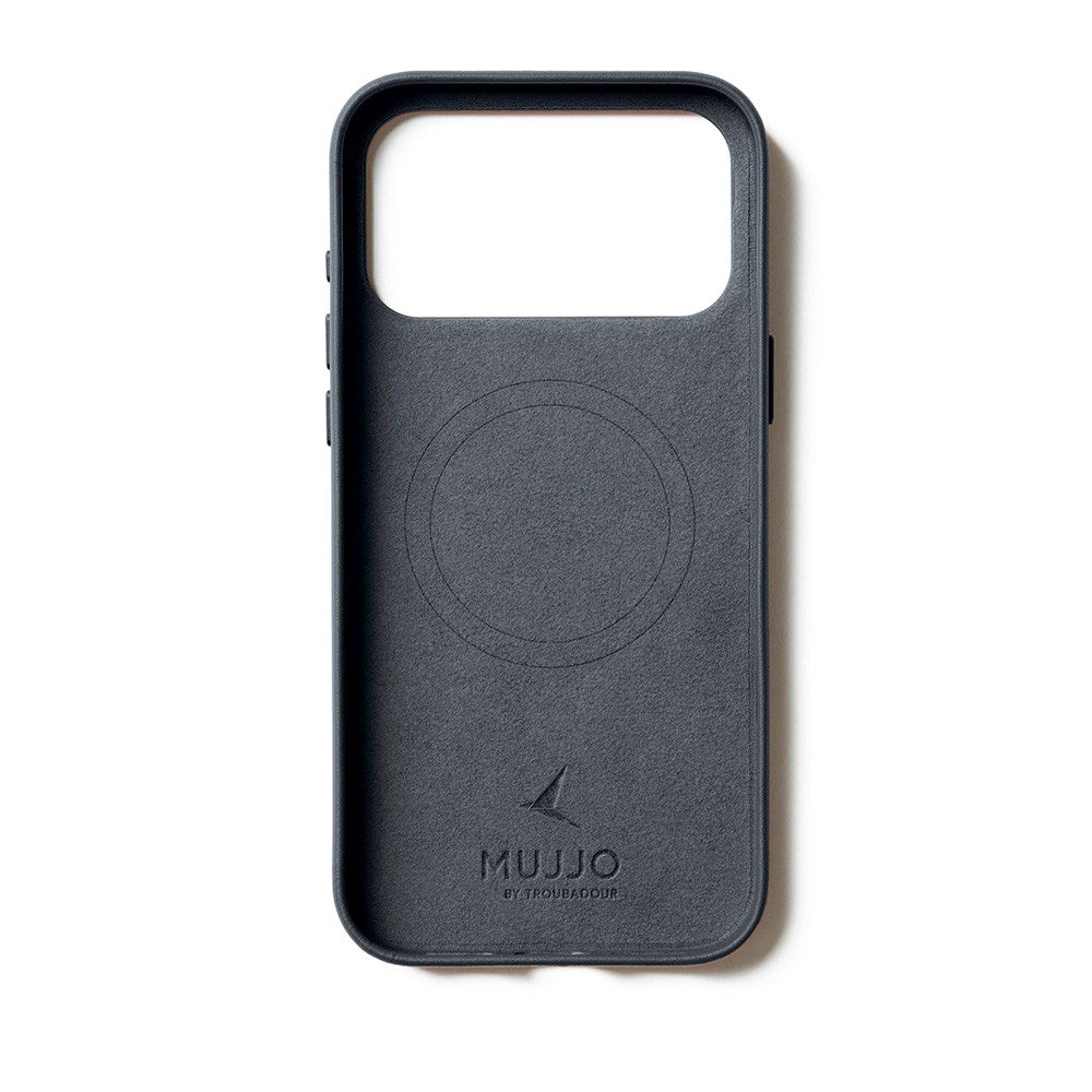Mujjo iPhone 17 Pro Max Leather Case - MagSafe Compatible - Basalt