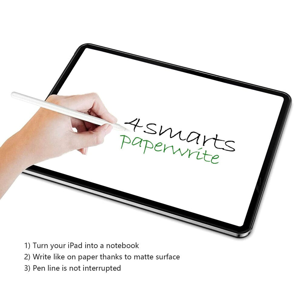 iPad 10.2" (2021 / 2020 / 2019) 4smarts Screen Protector Film with Paperwrite Function - Transparent