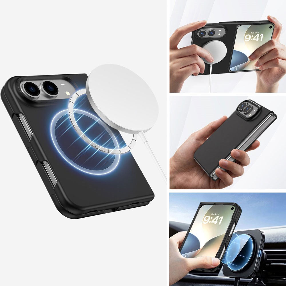 iPhone Duo 4Smarts Silicone Case - MagSafe Compatible - Black