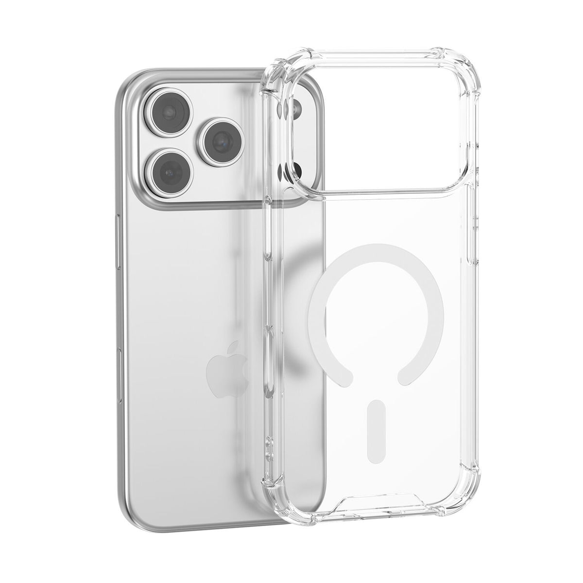 iPhone 18 Pro Max / 17 Pro Max 4Smarts IBIZA Hybrid Case - MagSafe Compatible - Transparent